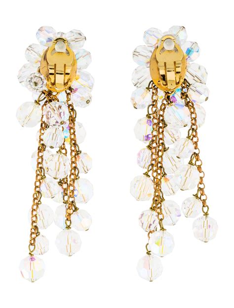 chanel chandelier earrings